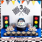 FoldTier 36 Sets Race Car Baby Shower Party Favors Checkered Ceramic Dishes - Image 5