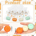 Demissle 40 Pcs Fall Pumpkin Baby Shower Soap Favors Bulk, Colorful - Image 2