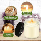 MTLEE 36 Pcs Bulk Candle Mini Mason Jar Candle, Freesia, Gardenia, Lavender - Image 4