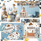 My First Rodeo Birthday Decorations Boy Set Cowboy 1st Birthday Decorations - Image 5