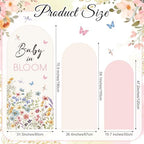 DERTE 3 Pcs Baby in Bloom Arch Backdrop Cover - Image 2