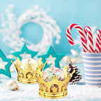 Honeydak 48 Pieces Gold Refillable Crown Candy Boxes with Dome Lid - Image 6