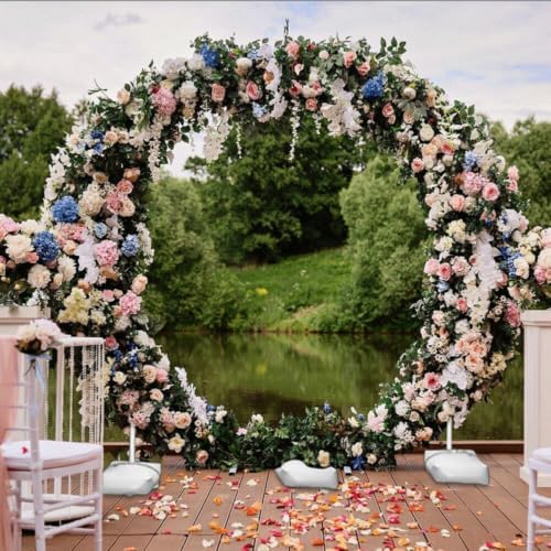 Shaped Balloon Arch Kit with Base, White Pvc, Xmas - Image 5