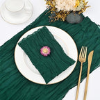 fani 100 Pack Gauze Cheesecloth Napkins, 20 x 20 in, Emerald Green - Image 3