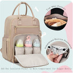 LORADI 18 Pockets Large Diaper Bag Backpack - Image 2