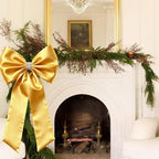Meseey Giant Satin Bow 27x39 Inch Extra Large Decorative Bow for Christmas Tree Topper,Party,Home Wall,Baby Shower & Birthday Decor（Gold - Image 3