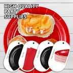 560 Pcs Red and Black Party Decorations, Serves 80 - Image 4