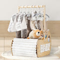GiftAmaz Large Wooden Baby Shower Crate Closet, Baby Shower Gifts Basket by GiftAmaz