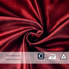 Satin Chair Sashes Bows 50 Pack Universal Polyester Chair Ribbons for Wedding Anniversary Retirement Party Birthday Engagement Banquet Graduation Outdoor Events Decor (Burgundy, 50 pcs) - Image 4
