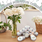 MTLEE 50 Pcs Fall in Love Wedding Candles Favors Gift for Guests 1 oz - Image 3