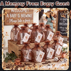 6 Set A Baby is Brewing Baby Shower Party Favors Aluminum Moka Pot - Image 2