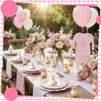 Conelist 16 Sets Silly Goose Party Favors Silly Goose Candle, Pink - Image 3