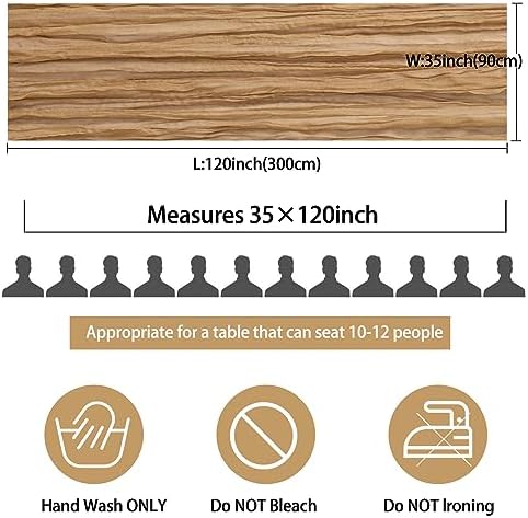 35x120 Inch Nude Cheesecloth Table Runner Neutral Boho Wedding Party Decor - Image 2