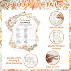 476 Pcs Little Pumpkin Baby Shower Games Fall Baby Shower Decorations - Image 3
