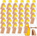 Sliner 36 Set Clear Honey Squeeze Bottle, Plastic Jars with Lid, 16 oz by Sliner