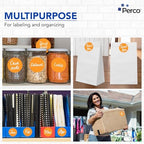 Perco Neon Orange Perforated Round Circle Dot Sticker 3-Inch Labels — 3 Rolls, 1,500 Stickers - Sale, Clearance & Limited-Time Offer Signage, High Visibility - Made in USA - Image 3