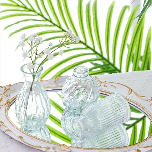 68pcs Clear Glass Bud Vase Set, Small Glass Vases for Centerpieces in Bulk - Image 6