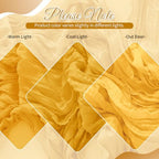 Gold Boho Cheesecloth Table Runner 12 Pack 17x108 Inch Sheer Gauze - Image 5