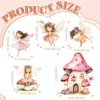 5PCS Fairy First Birthday Decorations, Princess Cardboard Cutout - Image 2