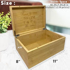 Custom Newborn Keepsake Box, Baby First Birthday Memory Box for Kids - Image 6
