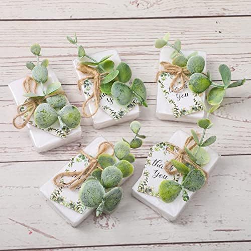 Demissle 60 Sets Mini Eucalyptus Soaps Baby Shower Favors for Guests Bulk - Image 4
