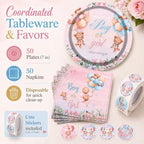 Gender Reveal Party Supplies for 50 Guests - Image 5