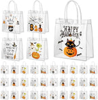 Canchiing 30 Pcs Halloween Clear Gift Bags Reusable Boo Pumpkin Treat Bags by Unknown