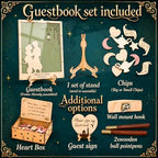 Wedding Guest Book Alternative, Enchanted Lantern Drop Box Sign-in Frame - Image 7
