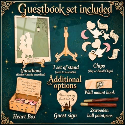Wedding Guest Book Alternative, Enchanted Lantern Drop Box Sign-in Frame - Image 7