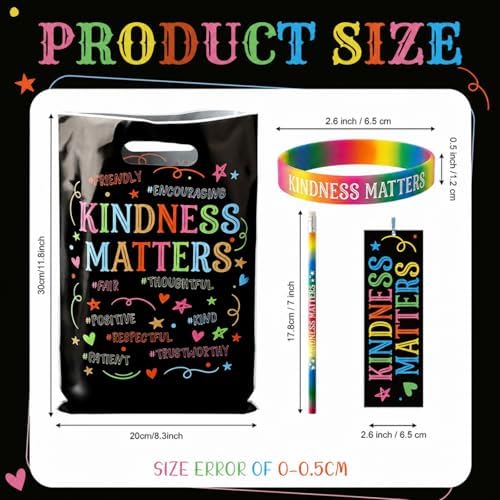 Resurhang 200 Pcs Kindness Matters Items Bulk, Anti Bullying Gifts Favor - Image 2
