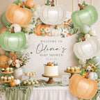 Kriyokiaa Little Pumpkin Balloon Baby Shower Decorations - Image 4