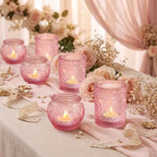 24PCS Pink Votive Candle Holders - Image 5