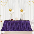 Eternal Beauty Purple 90x132 Inch Mardi Gras Sequin Tablecloth by EternalBeauty