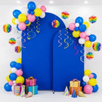 6,7.2FT Arch Backdrop Stand and Cover Set (Royal Blue) - Image 6