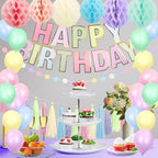 Pastel Rainbow Party Decoration - Image 4