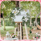 Wedding Arch Decorations 2 Pack, Artificial Hanging Flowers - Image 3