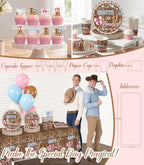 Cocomigo Boots or Bows Gender Reveal Decorations,Serves for 25 - Image 5