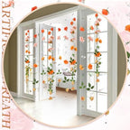 6 Pcs 35.4 ft Hanging Flower Artificial Wildflower Garlands Floral Vines - Image 6