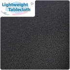 WIGENIUS 10 Pack Black Table Cloth Rectangle 70X120 Inch Tablecloth Fit 8FT - Image 4