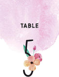 Poster Number Design Table Number Cards Double Sided Party Table Numbers for Reception Baby Shower Anniversary Birthday Bridal Party 5x7 100 Pcs by Unknown