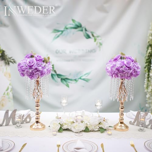 Lilac Flowers Balls for Centerpieces: 11.8in Diam, Set of 10 - Image 3