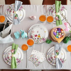 Hsei 250 Pcs Spring Wildflower Floral Paper Plates Napkins Cups Serve 50 - Image 5