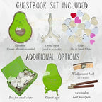 Personalized Avocado Baby Shower Guest Book Alternative Drop Box Frame - Image 5