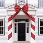 Riceshoot 32x250 Inch Christmas Tartan Plaid Red Bow, Giant Decorations by Zuqqaaoor