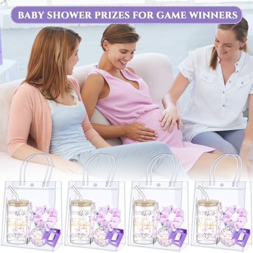 Boao 6 Set Purple Butterfly Baby Shower Game Prizes Gifts for Winner Guests - Image 5