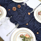 12 Pack 23 x 120 Inch Navy Blue Table Runner 10Ft Cheesecloth - Image 4