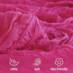 12 Pack 35 x 120 Inch Hot Pink Table Runner Cheesecloth 10Ft - Image 6