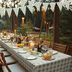 Sage Green 254 Pcs Gingham Plates Napkins Party Supplies for 50 - Image 5