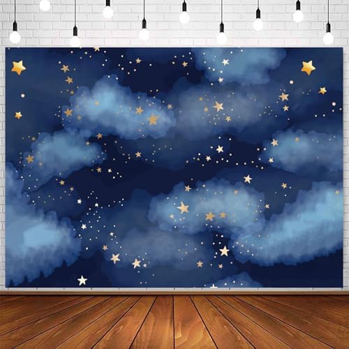 Stars Backdrop Night Sky Backdrop Starry Night Background 10x6.5FT Vinyl - Image 2