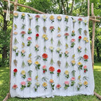 6 Pcs 35.11 ft Hanging Flower Artificial Wildflower Garlands Floral Vines - Image 2